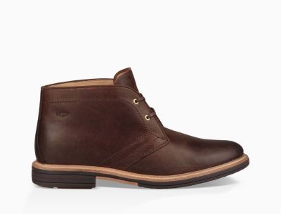 UGG Dagmann Mens Boots Grizzly/ Chocolate - AU 654YU